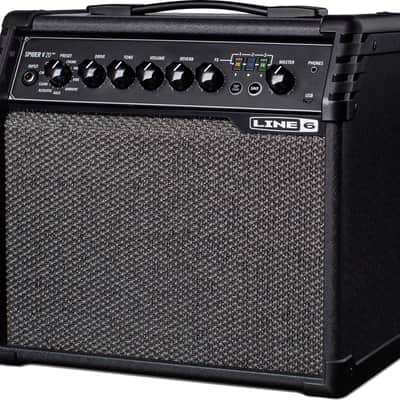 Line 6 Spider V 20 MKII Electric Guitar Combo Amplifier, 20W, Black image 3