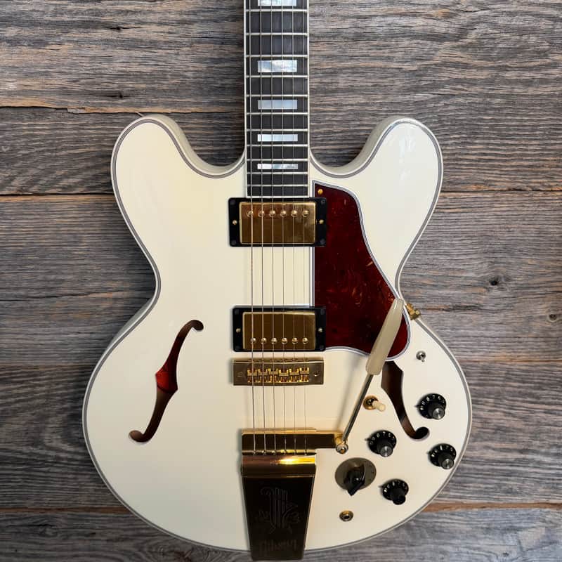 Used Gibson Custom Shop Alex Lifeson "Inspired By" ES-355 2008 - Alpine White image 1