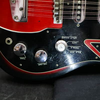 LaBoz 1960's Japanese 12-String Burns Copy w/ Hardshell Case image 11