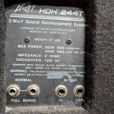 Peavey HDH 244T 15" Passive Speakers Made in USA ( Pair) image 2