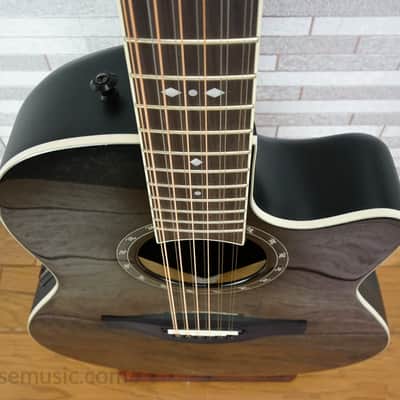 Ovation 2751AX-5-G Timeless Balladeer 12-String Deep Contour - Black image 8