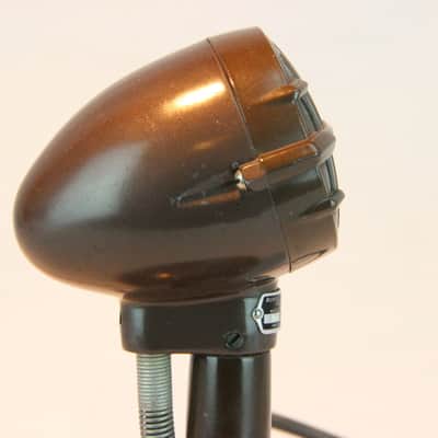Astatic model 30 Bullet Mic Microphone with stand 1951 Brown image 8