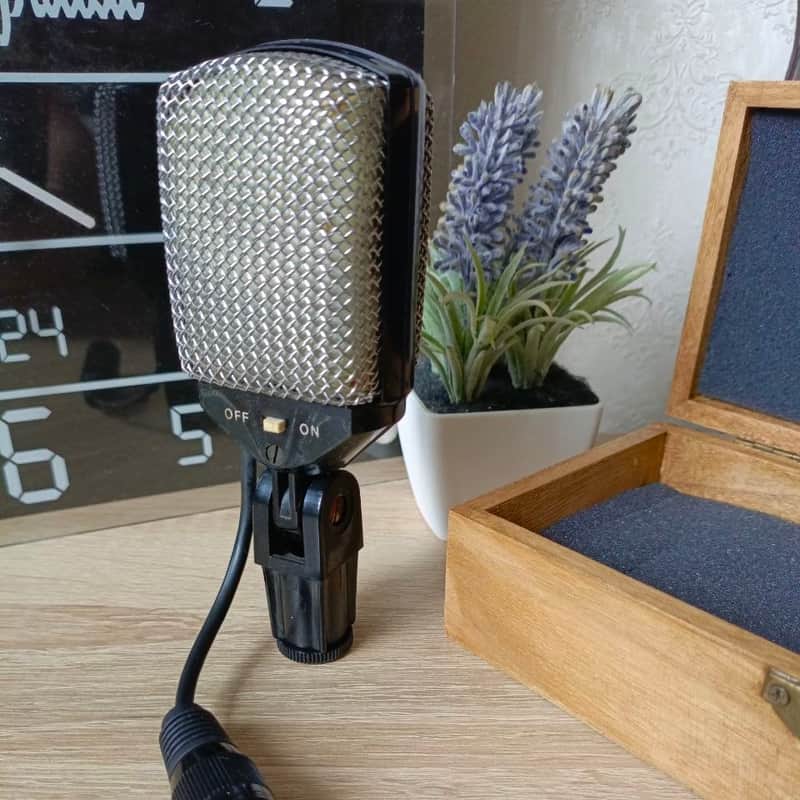 dynamic microphone AKG D14S (akg D12 type) 1960s XLR image 1