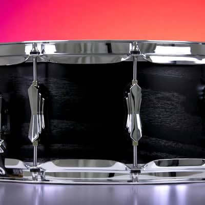 British Drum Co. Raven 14"x6" Snare Drum - Maple/Cherry, Handcrafted UK image 4