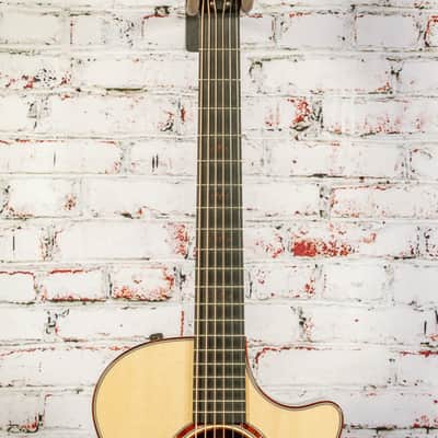 Taylor - Custom Grand Concert Acoustic Guitar - Bocote/Lutz - Natural - w/ Taylor Custom Hardshell Case - x0071 (USED) image 2