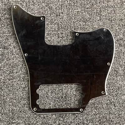 Squier Pickguard for Affinity Jaguar bass humbucker - Black/White/Black image 1