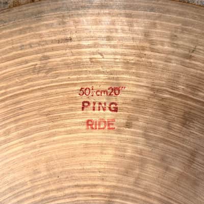RARE Vintage ISTANBUL Pre Split AGOP MEHMET Factory PING Ride 20" 2696 g FOCUSED Pronounced PING image 5