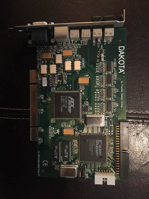 Frontier Designs Dakota - ADAT LightPipe Interface PCI Card, MIDI breakout cable image 1