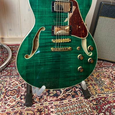 Ibanez AS93FM-TMG 2025 - Transparent Moss Green image 2