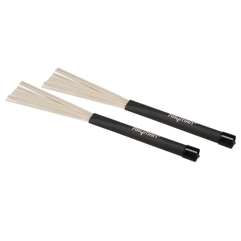 Hayman Nylon Drum Brushes Percussion Instrument Sticks BRH-5-WN image 1