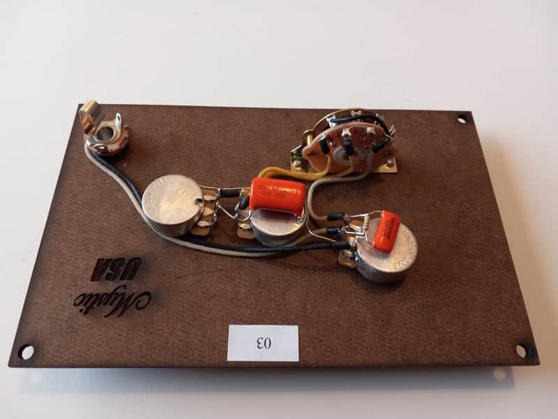 Strat Style Electric Guitar Wiring Harness 5-Way Switch - Free USA Shipping image 1