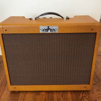 Speed Shop 5E3-P2P tweed Deluxe with custom cover image 1