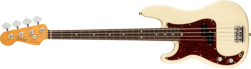 Fender American Professional II Precision Bass Left-Handed with Rosewood Fretboard - Olympic White image 1