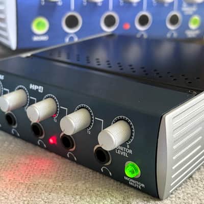 PreSonus HP4 4-Channel Headphone Amplifier 2010s - Blue image 9