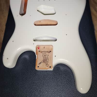 Warmoth Body Tele Strat combo White -USA made image 6