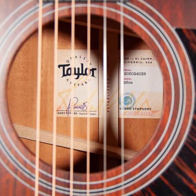 Taylor 326CE 2024 Grand Symphony Acoustic-Electric Guitar (#1205024038) image 11