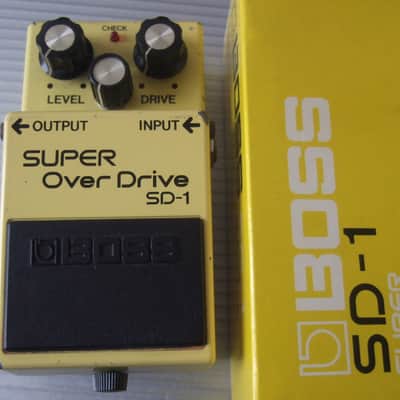 Boss SD-1 Super Overdrive 1981 - 1988 Made In Japan | Reverb