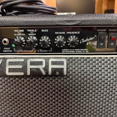 Rivera Clubster 45. 45-Watt 1x12" Guitar Combo 2000s - Black image 4