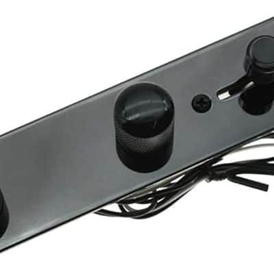 Fully Loaded Control Plate Pre-Wired 3-Way Control Plate with Wiring Harness for Telecaster/Tele Black image 1