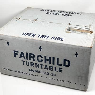(New Old Stock) Fairchild 412–1B Vintage Turntable