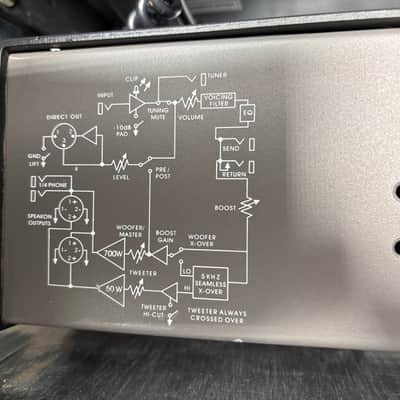 Gallien-Krueger 1001RB-II 700/50W Biamp Bass Head 2010s - Silver image 16