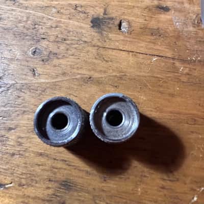 FENDER TELECASTER PRECISION BASS KNOBS 1972 - NICKEL OVER ALUMINUM image 2