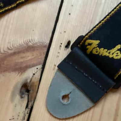Circa 1980s / 90s Fender Monogrammed Guitar Strap USA image 6
