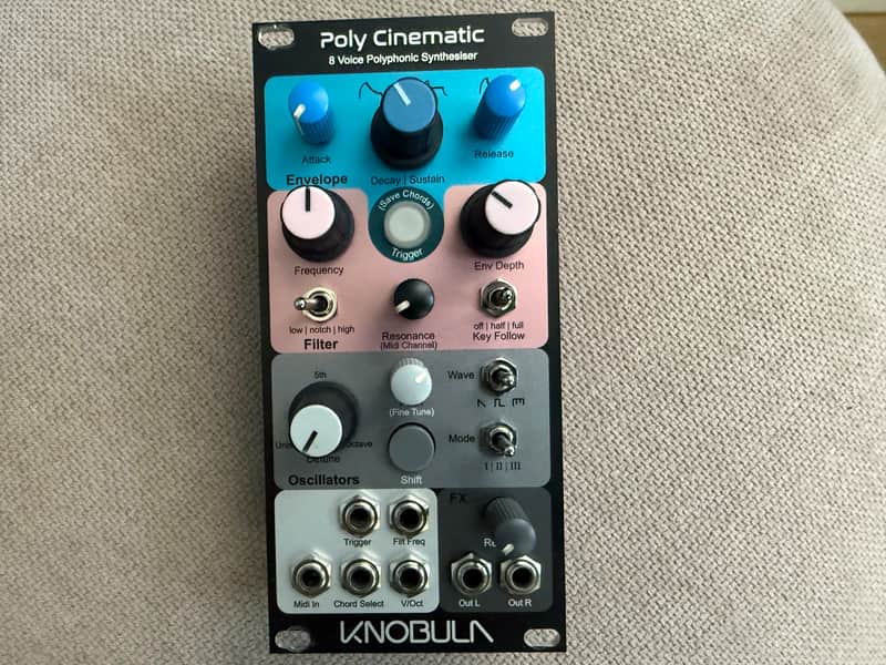 Knobula Poly Cinematic 8-Voice Eurorack Polyphonic Synthesizer image 1