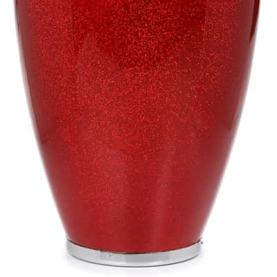 Toca Percussion Custom Deluxe Fiberglass Quinto Drum 11" - Red Sparkle image 1