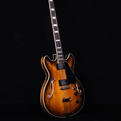 Ibanez AS7328 Hollow Body Baritone Electric, Tobacco Brown image 8