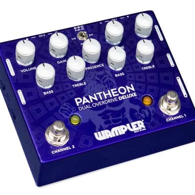 New Wampler Dual Pantheon Deluxe Dual Overdrive Guitar Effects Pedal image 3