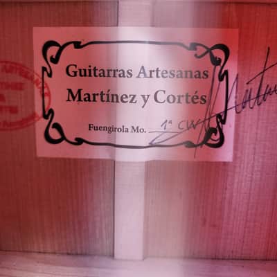 David Martinez Cabanillas Flamenco Guitar Cutaway Blanca with TWO Carlos Juan Amplification Systems!!! image 3