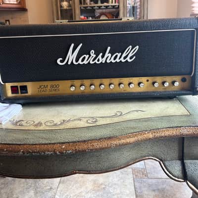 Marshall JCM 800 Lead Series Model 2205 2-Channel 50-Watt Head 1982 - 1989 - Black image 11