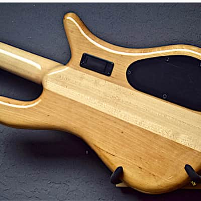 Spector Left Handed Euro 4LX 2016 Poplar Burl Lefty Bass Guitar image 3