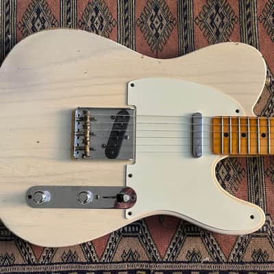 Fender Custom Shop '55 Namm LTD Journeyman Telecaster 2015 Aged White Blonde image 4
