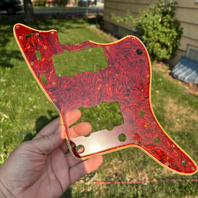 "Boots Aged" Vintage Style Fender Jazzmaster Pickguard Celluloid Tortoise Custom Relic'd image 10