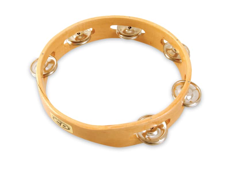 Latin Percussion CP388 CP 8" Headless Single-Row Wood Tambourine image 1