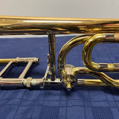 Used Yamaha YSL-682G Large Bore Tenor Trombone w/ F Attachment with Case and Mouthpiece Just Serviced image 12