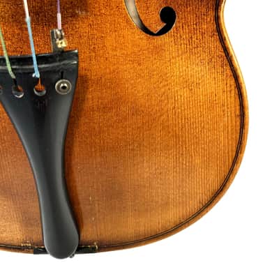 Vintage 4/4 Violin Outfit – One-Piece Flamed Maple Back – Warm Resonant Tone – Bow & Case – Ready to Play - Video image 16