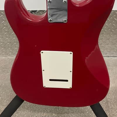 Fender Squier II Stratocaster - 1989 Silver Label - Maple Neck - Red - MIK Korea-Alnico V PUPs image 9