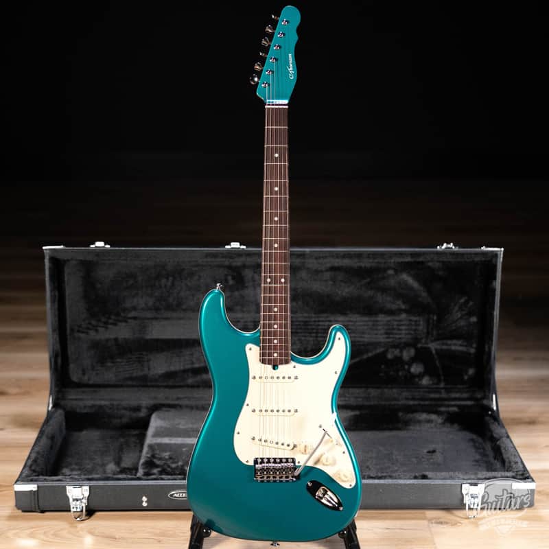CP Thornton Hot Rod Series HTL-2 Nootka Cedar – Teal Green w/ Cream Sides image 1