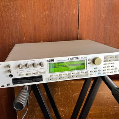 Korg Triton Rack Synthesizer/Sampler Workstation Ver 1.5.1 w/ power supply image 1