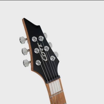 Cort KX600 INBKS 6-String Electric Guitar, Basswood Body, 5-Piece Roasted Maple & Walnut Neck, Gig Bag Included, B-Stock image 3