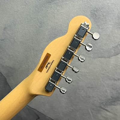Squier Loaded Telecaster Neck with Block Inlays, Charcoal Frost Metallic Painted Headstock Face image 3