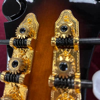 Gold Tone GM-70+ F-Style Mandolin 2010s - Tobacco Sunburst with case image 8