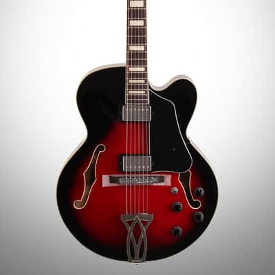 Ibanez AF75 Artcore Hollowbody Electric Guitar, Transparent Red image 2