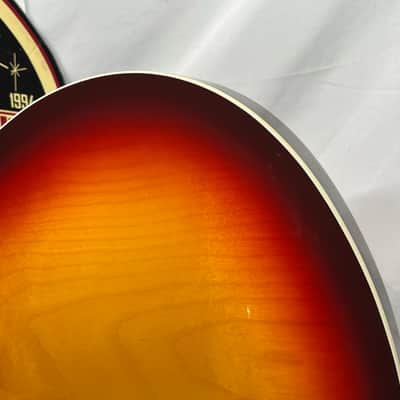 Fender Starcaster Semi-Hollow Body Electric Guitar - Aged Cherry Burst with Gig Bag image 12