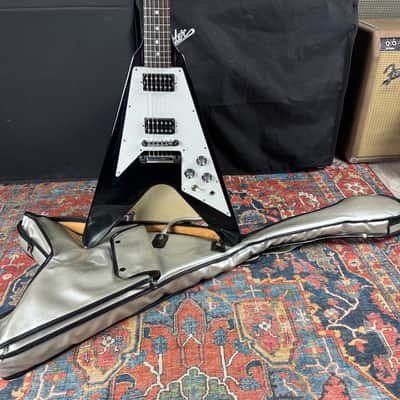 *Video" Burny Flying V Model RFV-75 Revival Series Mahogany - 1980's image 6