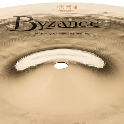 Meinl 14" Byzance Brilliant Heavy Hammered Hihat image 6