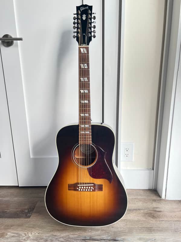 Gibson Hummingbird pro Limited Edition 12 String Acoustic-Electric Guitar Vintage Sunburst 2018 image 1